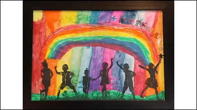 Rainbow artwork